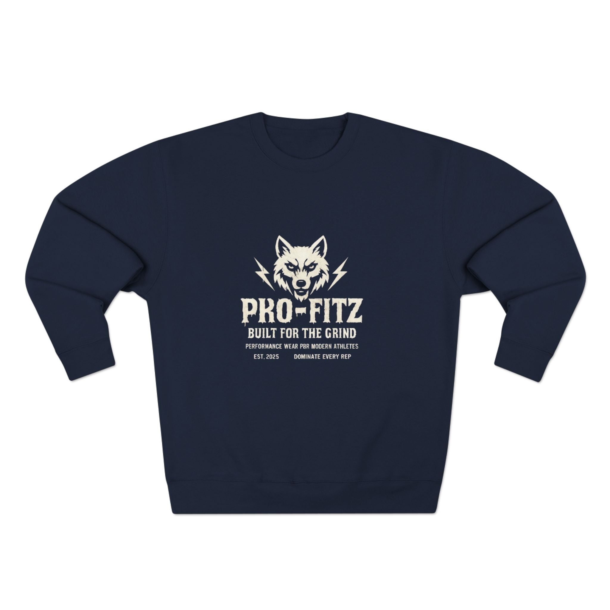 Pro-Fitz Built for the Grind Unisex Crewneck Sweatshirt | Casual Wear, Gym Apparel, Gift for Fitness Enthusiasts, Motivational [...]