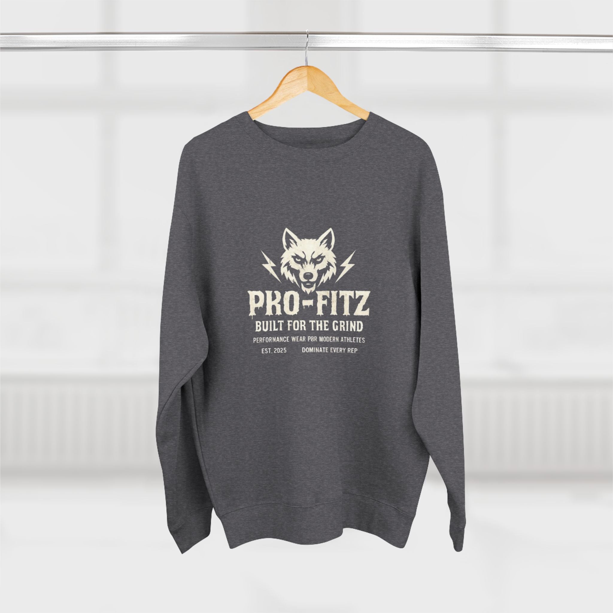 Pro-Fitz Built for the Grind Unisex Crewneck Sweatshirt | Casual Wear, Gym Apparel, Gift for Fitness Enthusiasts, Motivational [...]
